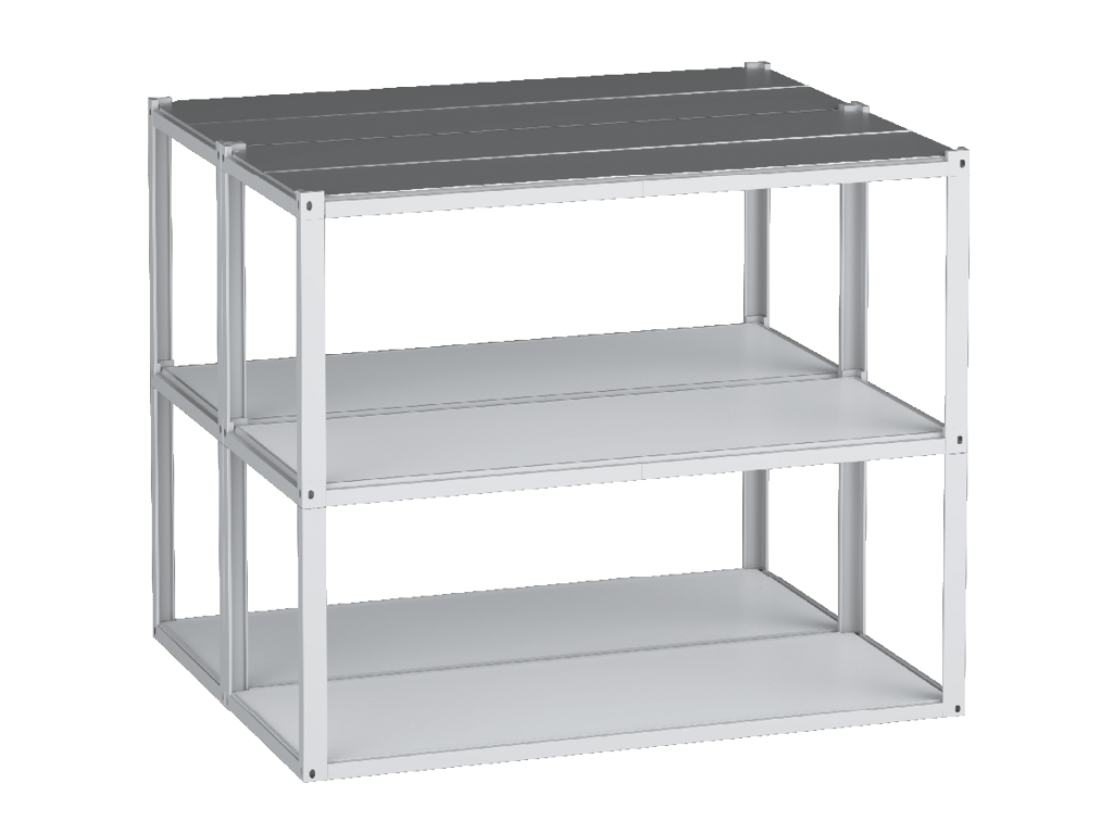 Комплект рам для сборки зданий с общим перекрытием